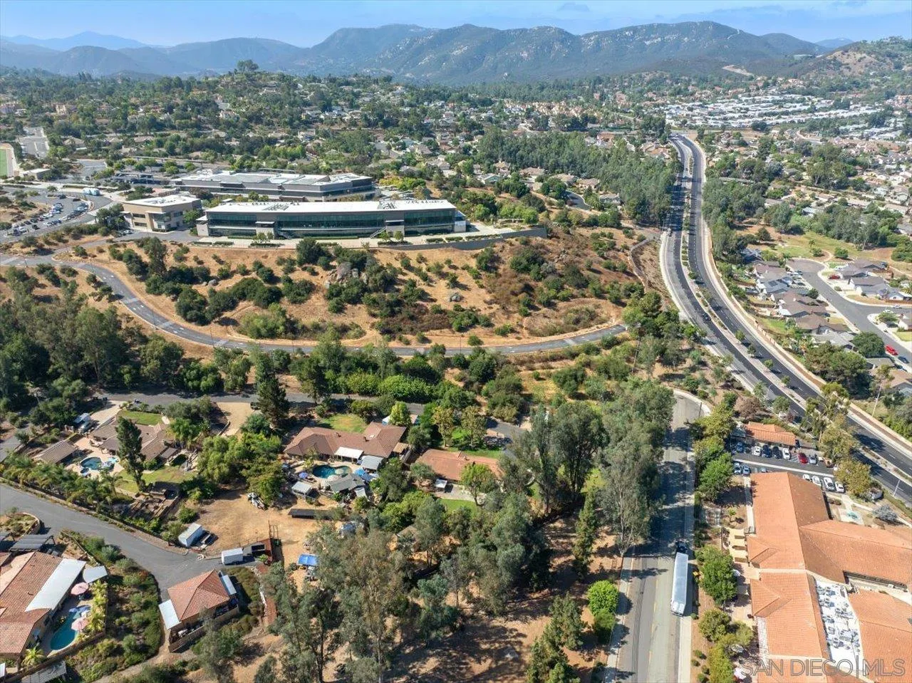 1786 Lorry Lane Escondido, CA 92029 - Photo 36 of 39 an aerial view of residential house with outdoor space