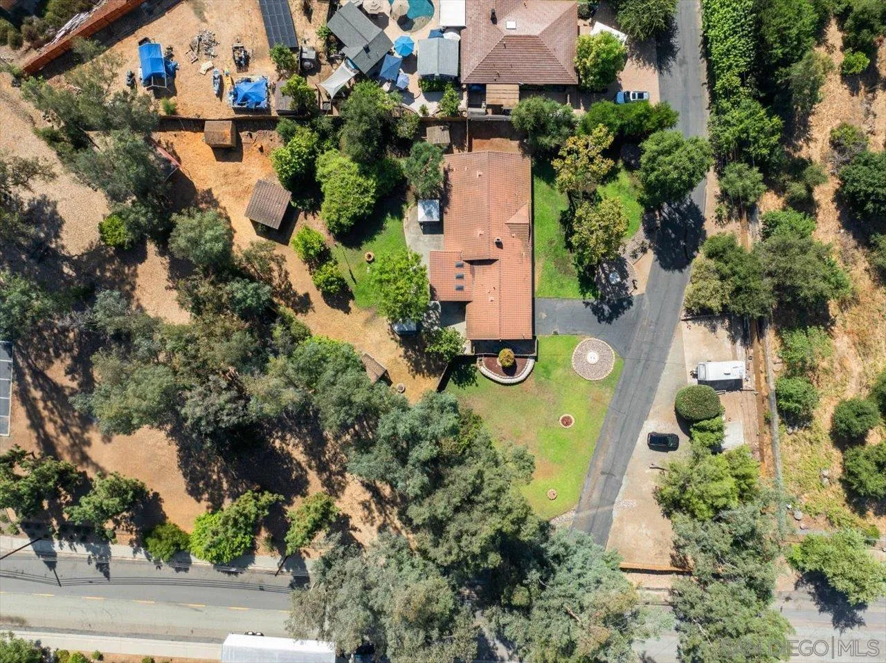 1786 Lorry Lane Escondido, CA 92029 - Photo 37 of 39 an aerial view of a house with outdoor space