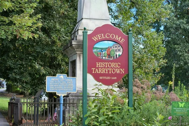 a sign that is on a pole