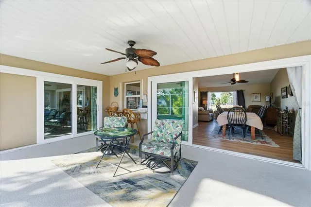 a living room filled with furniture