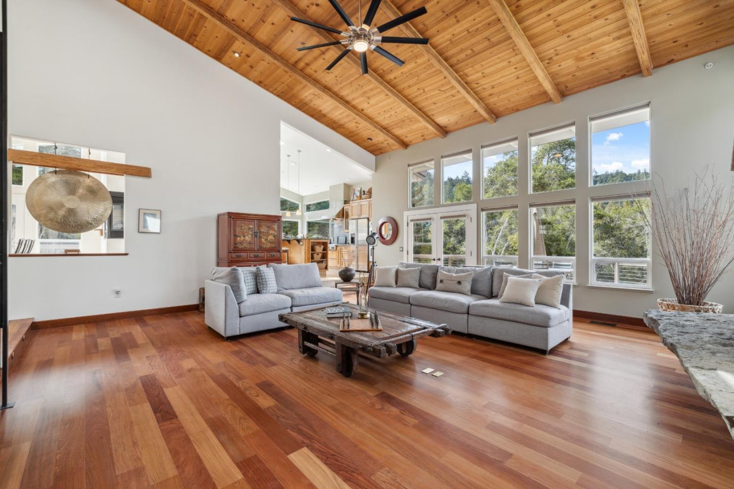 400 Dorrance Road Boulder Creek, CA 95006 - Photo 2 of 62 a living room with furniture and wooden floor