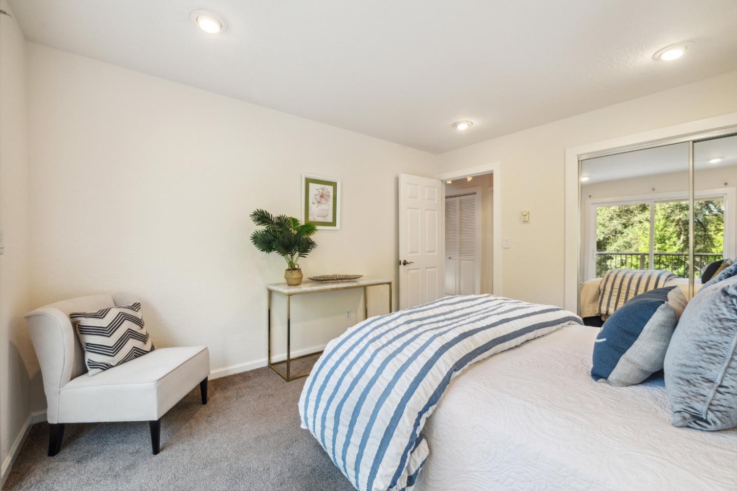 400 Dorrance Road Boulder Creek, CA 95006 - Photo 51 of 62 a bedroom with a bed and a couch