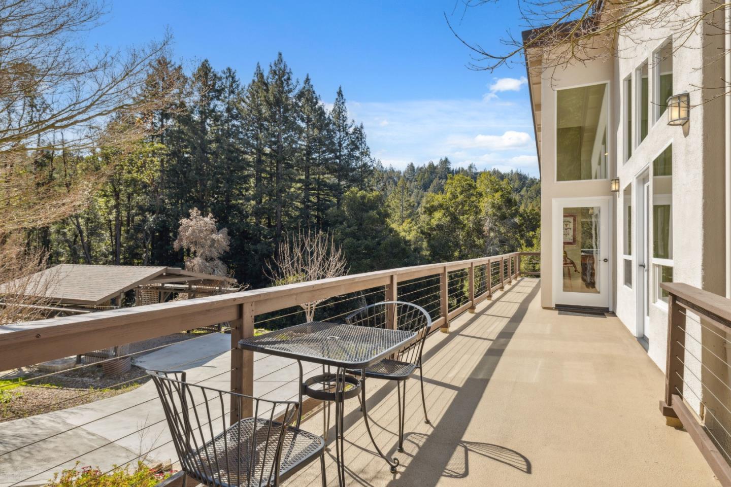 400 Dorrance Road Boulder Creek, CA 95006 - Photo 54 of 62 a view of balcony with furniture