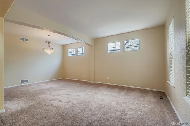 a view of an empty room