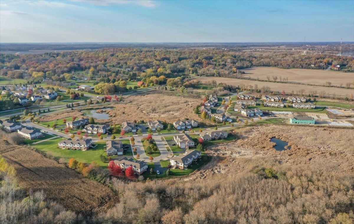 1218 Draper Road McHenry, IL 60050 - Photo 25 of 30 an aerial view of residential houses with outdoor space