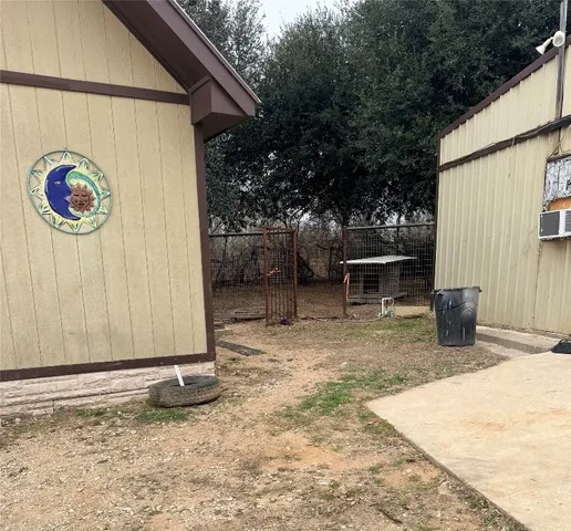 a view of an empty room with a balcony