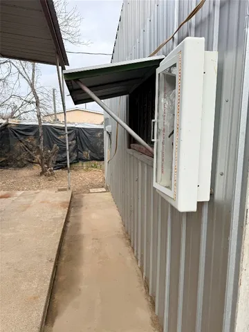 a room with gym equipment