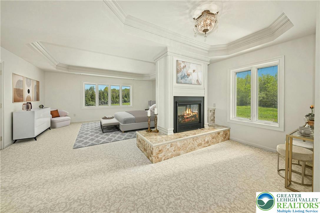 3200 Creamery Road New Hope, PA 18938 - Photo 24 of 42 a bedroom with furniture and a fireplace