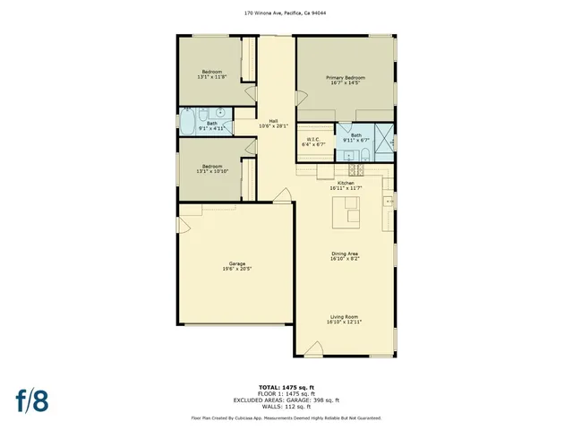 $1,795,000 | 170 Winona Avenue, Pacifica, CA 94044