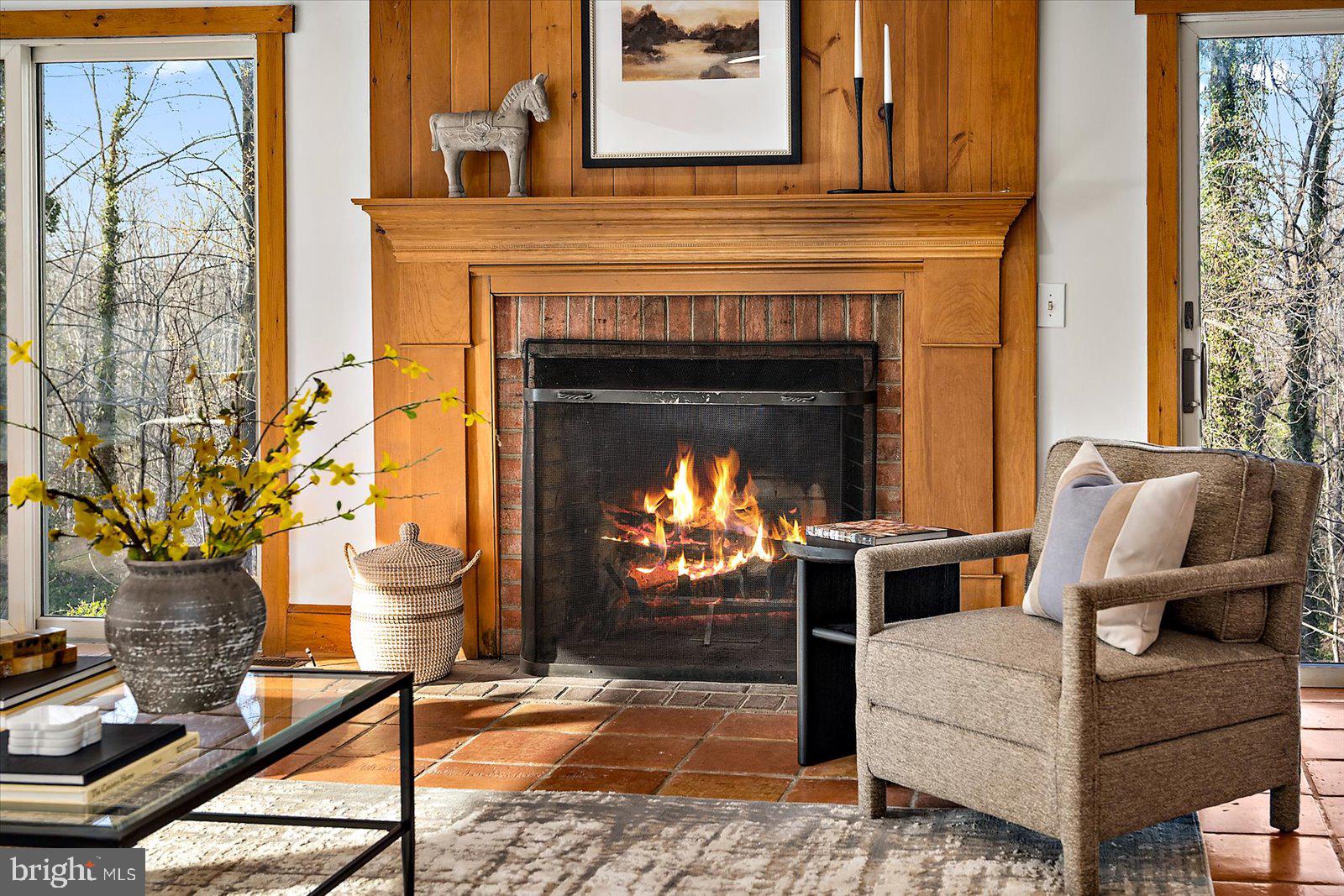 1118 Gum Bottom Road Crownsville, MD 21032 - Photo 17 of 51 Cozy retreat with a warm fireplace.