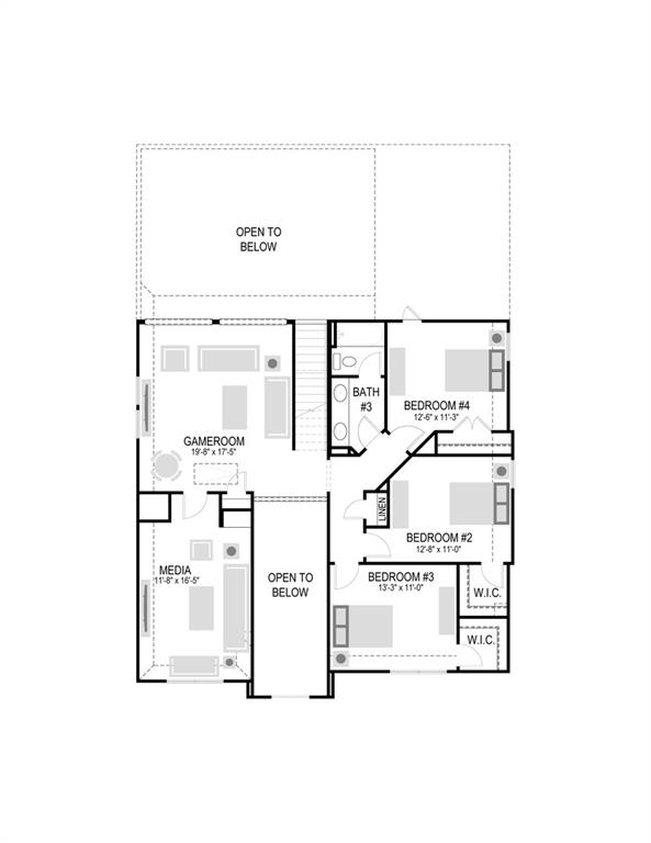 1460 Companero Street Haslet, TX 76052 - Photo 3 of 35 a picture of a floor plan