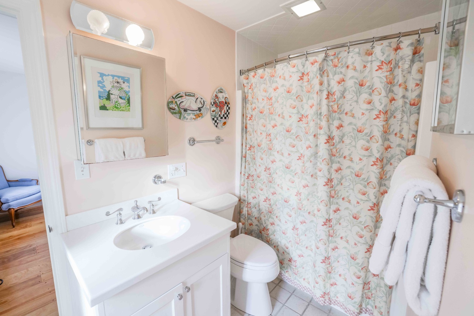 13 West Chester Street Nantucket, MA 02554 - Photo 17 of 32 a bathroom with a sink toilet and shower