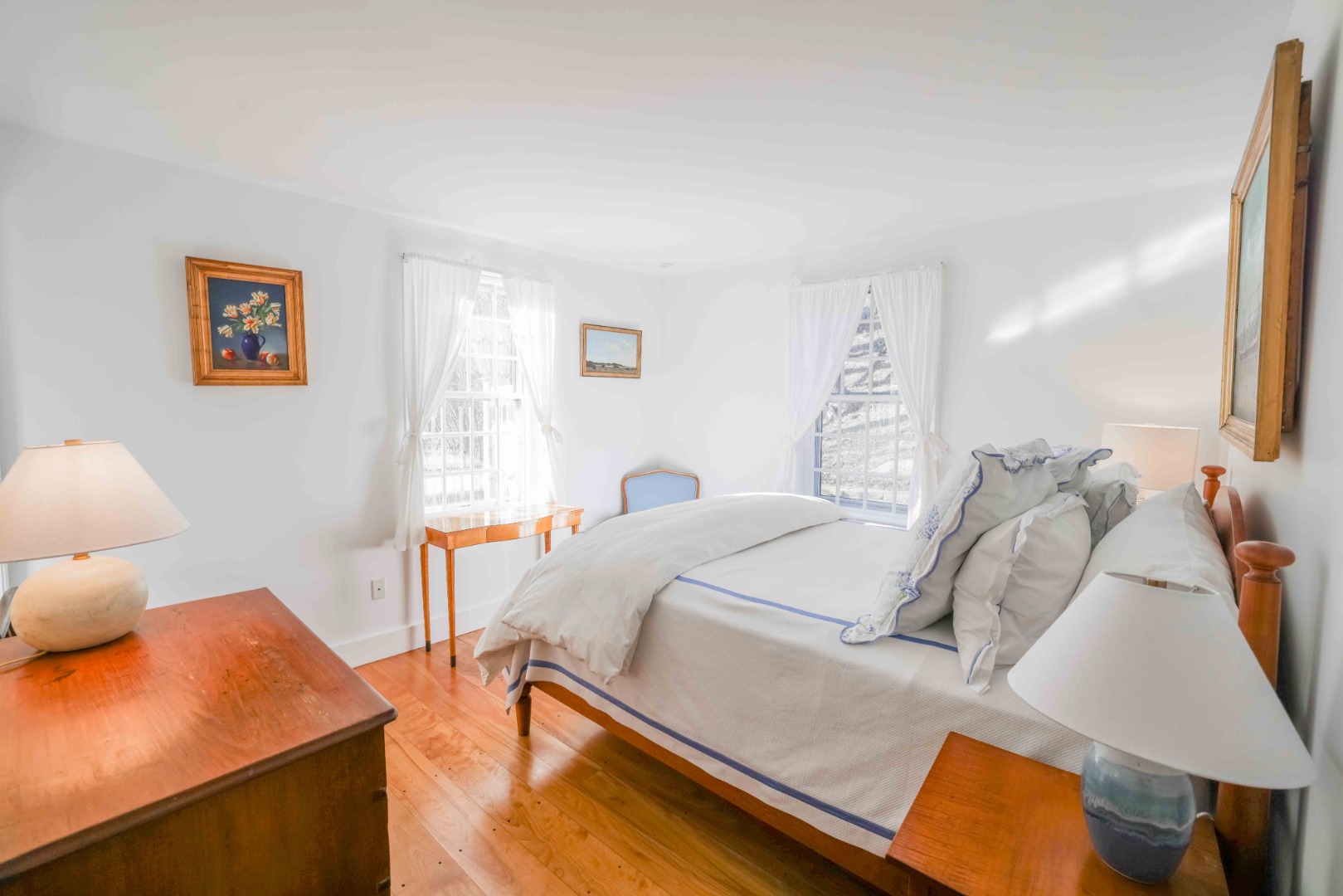 13 West Chester Street Nantucket, MA 02554 - Photo 18 of 32 a bed room with a bed and a window