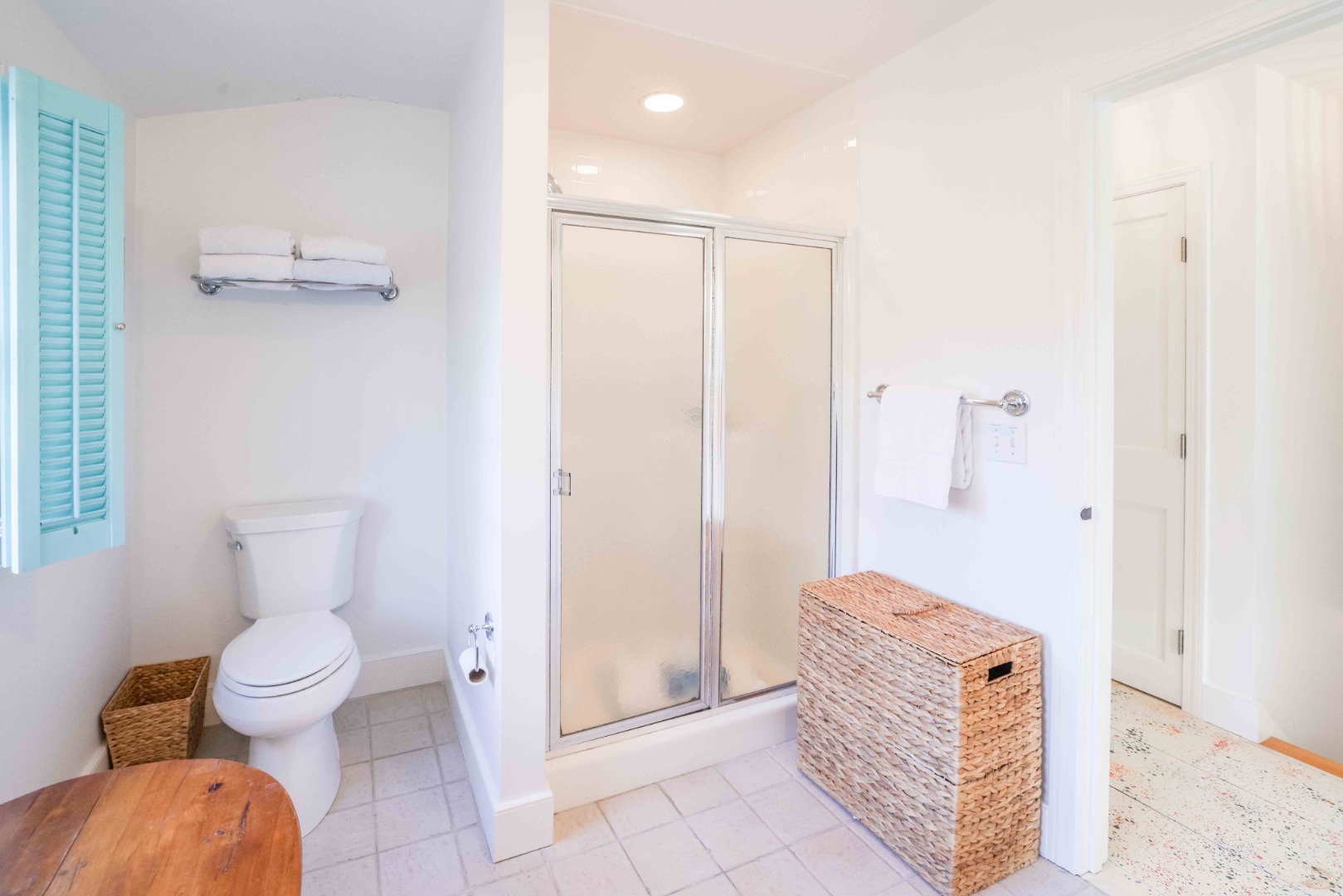 13 West Chester Street Nantucket, MA 02554 - Photo 24 of 32 a bathroom with a granite countertop toilet a sink and a mirror