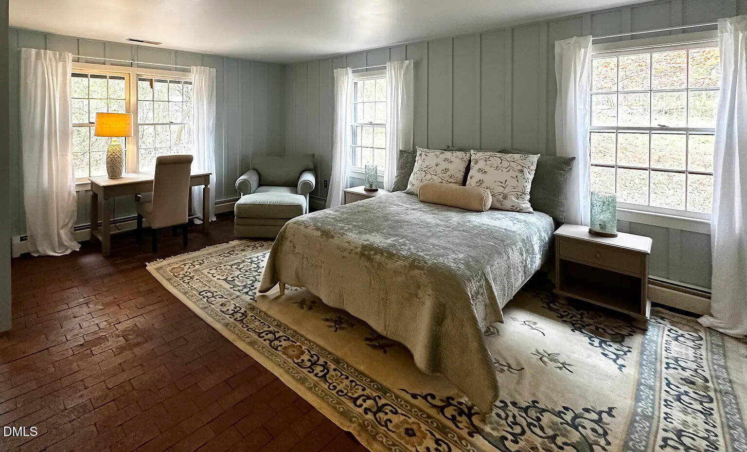 6202 Montgomery Ests Road Hillsborough, NC 27278 - Photo 46 of 91 a bed sitting in a bedroom next to a window