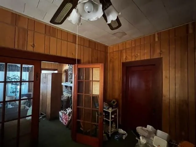 a room with furniture and a window