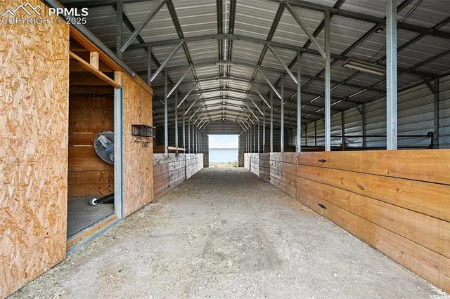 a view of backyard with green space