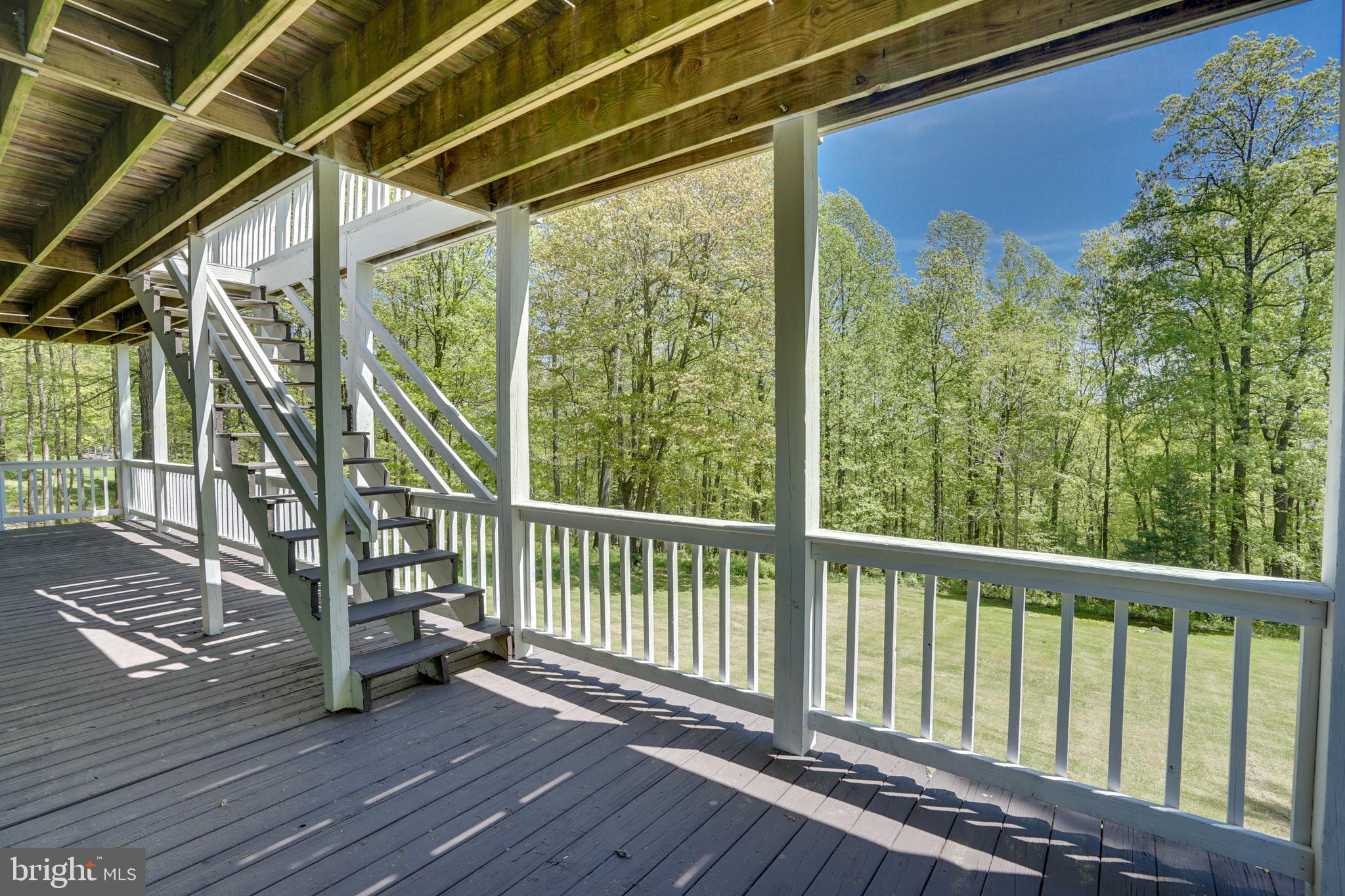 9463 Mountjoy Road Marshall, VA 20115 - Photo 22 of 67 Both covered deck and stairs to upstairs deck!