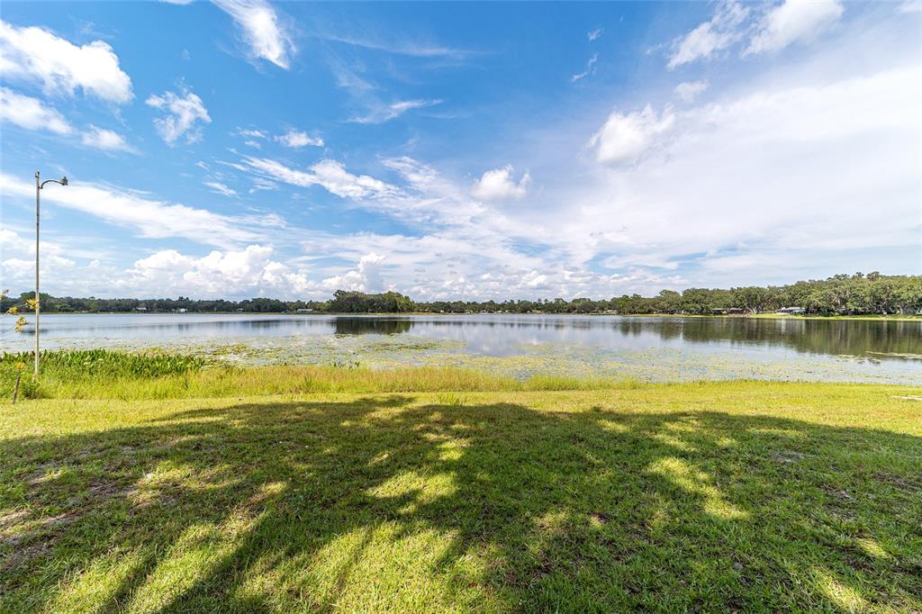 10399 Northeast 218th Lane Road Fort McCoy, FL 32134 - Photo 3 of 68 a view of a lake with houses in the back