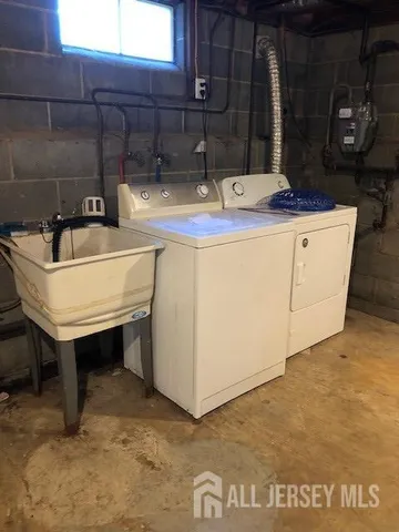 a room with storage and utility