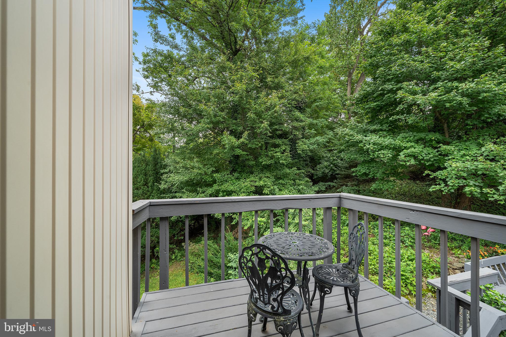190 Pine Tree Road King of Prussia, PA 19406 - Photo 18 of 37 a view of balcony with wooden floor and outdoor seating