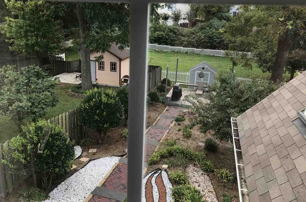 225 Cooke Street Raleigh, NC 27601 - Photo 15 of 24 Enjoy the view of your spacious backyard. View from Master Bedroom on Second Floor