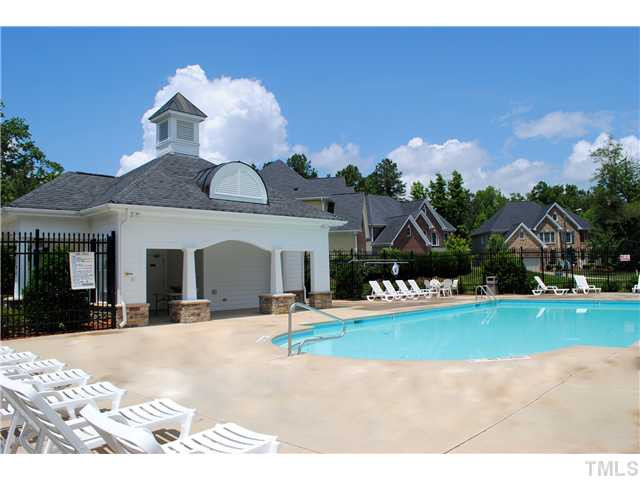 1018 Lakeview Road Durham, NC 27712 - Photo 24 of 25 a view of a house with a swimming pool