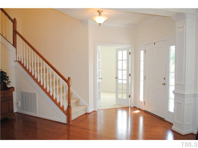 1018 Lakeview Road Durham, NC 27712 - Photo 9 of 25 a view interior of a house with wooden floor windows and entryway