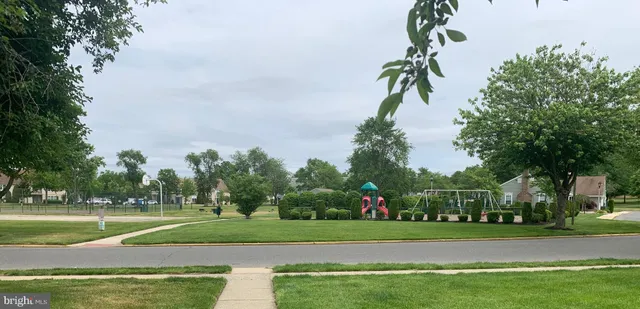 a view of a golf course