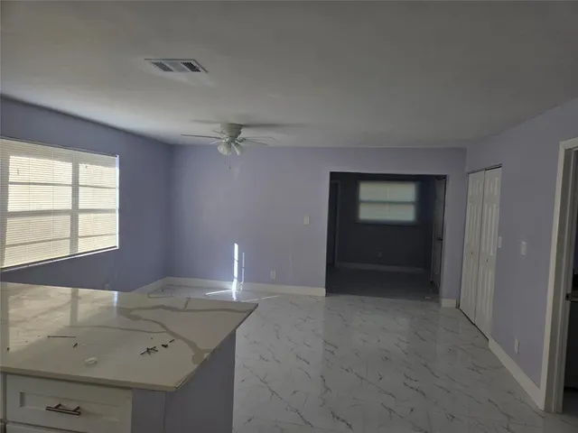 a view of a window in a room