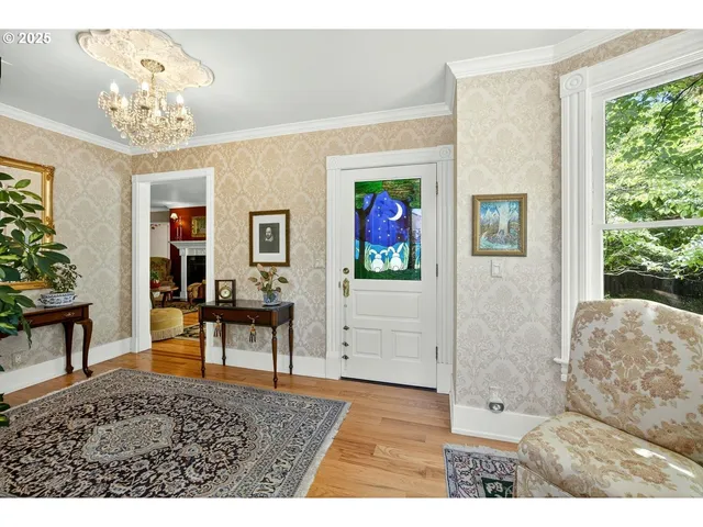 a view of a porch with furniture