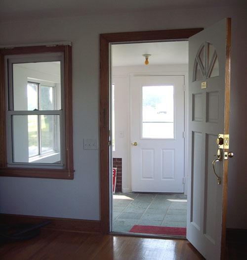 9890 Stewartsville Road Goodview, VA 24095 - Photo 11 of 16 an empty room with windows and closet