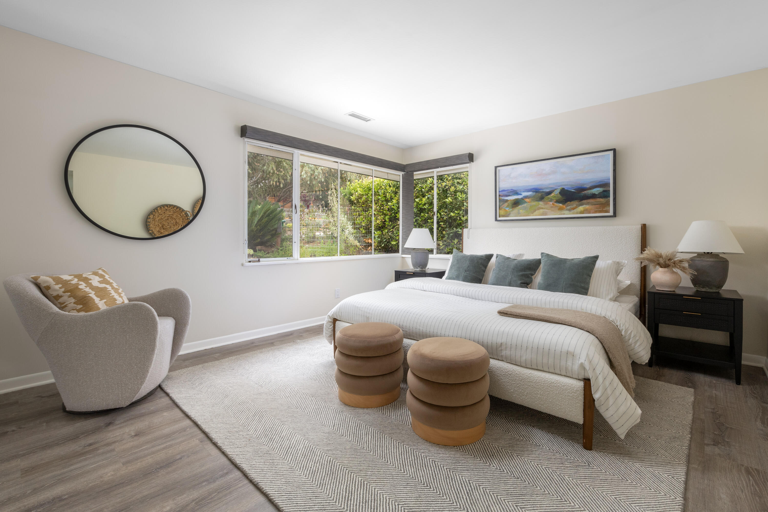 4 El Arco Drive Santa Barbara, CA 93105 - Photo 11 of 26 a bedroom with a bed and window