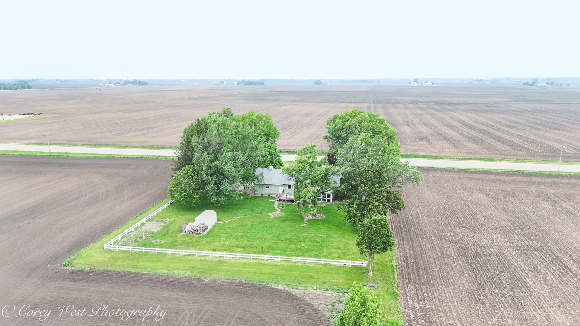 8994 Highway 64 Sycamore, IL 60178 - Photo 36 of 37 a view of a lake with a big yard