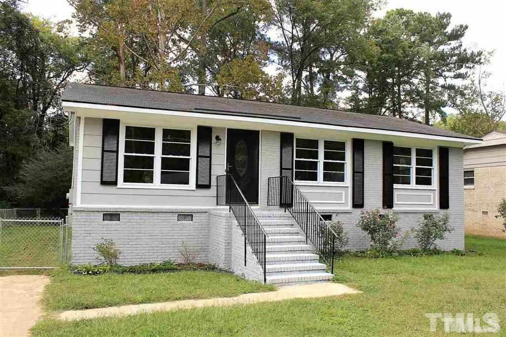 556 Dacian Road Raleigh, NC 27610 - Photo 2 of 20 a front view of a house with a garden