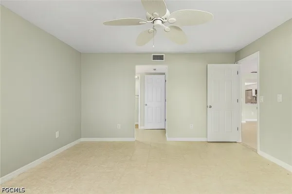 a view of empty room