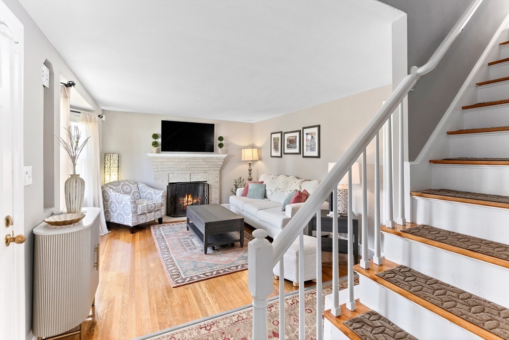 8 Merriwether Road Worcester, MA 01602 - Photo 8 of 29 a living room with furniture fireplace and flat screen tv