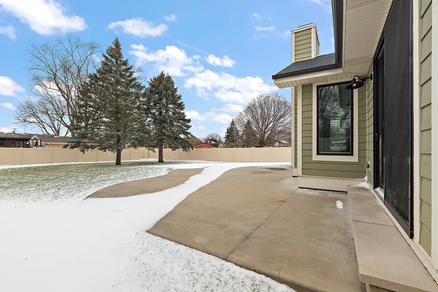 a view of outdoor space with trees