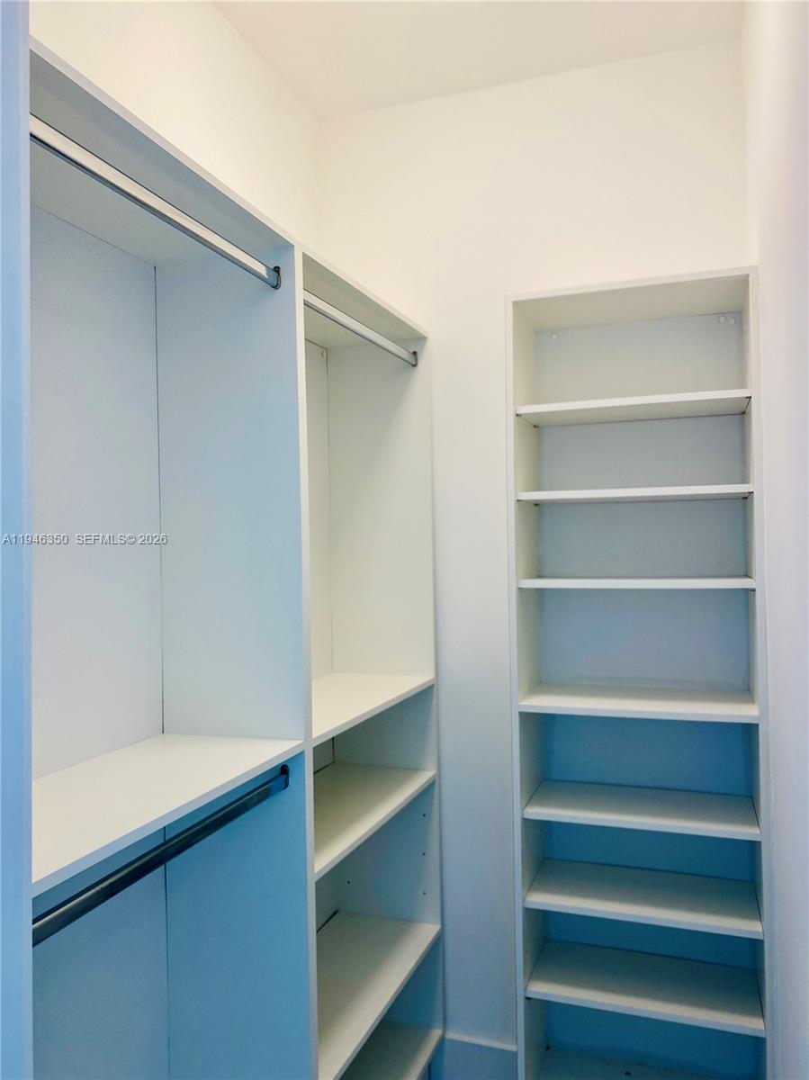 1201 Pennsylvania Avenue, Unit 204 Miami Beach, FL 33139 - Photo 2 of 8 a view of walk in closet with empty racks