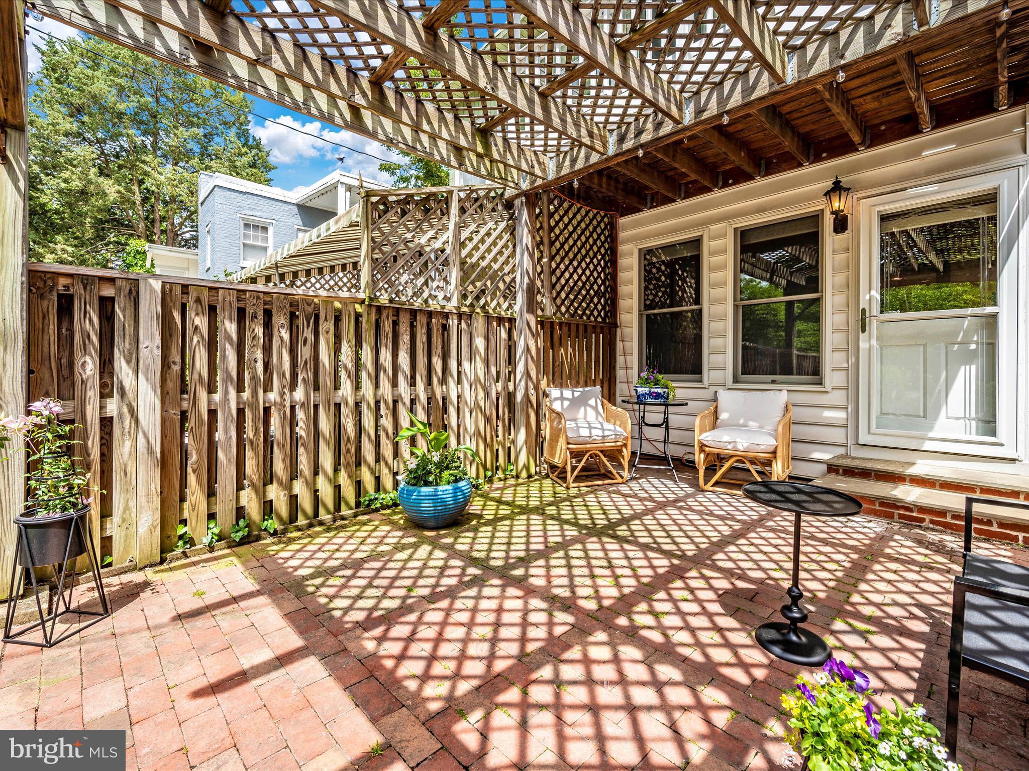 112 West 3rd Street Frederick, MD 21701 - Photo 51 of 62 Partially covered patio so nice even on a rainy da