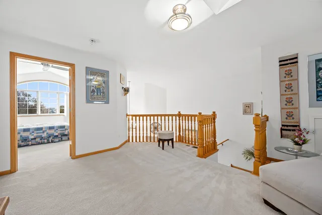 a view of a workspace with furniture and toys