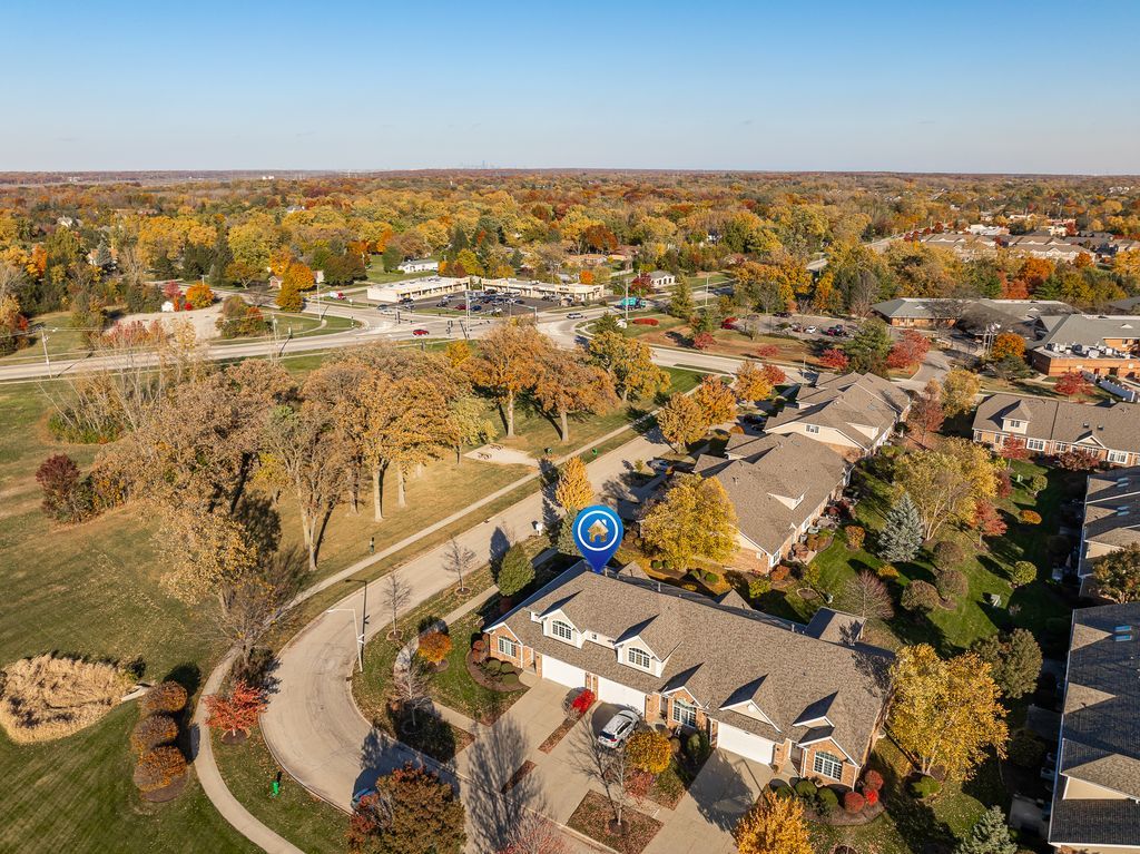 1343 Camelot Lane Lemont, IL 60439 - Photo 8 of 37 an aerial view of residential building and ocean view