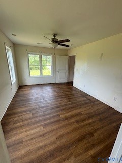 793 Correctional Center Road Dillwyn, VA 23936 - Photo 9 of 19 an empty room with wooden floor and windows