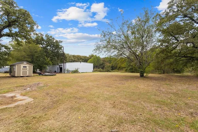 a view of a storage in a room