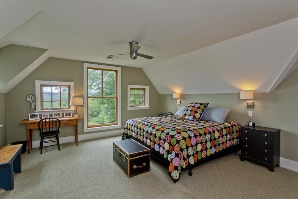 141 Franklin Hill Road Colrain, MA 01340 - Photo 24 of 42 a bedroom with a bed chair and a window
