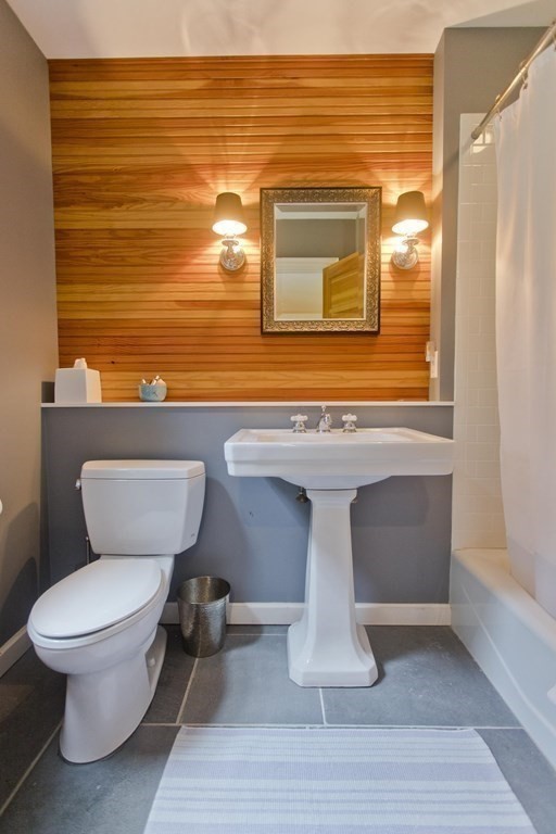 141 Franklin Hill Road Colrain, MA 01340 - Photo 35 of 42 a bathroom with a toilet sink and mirror