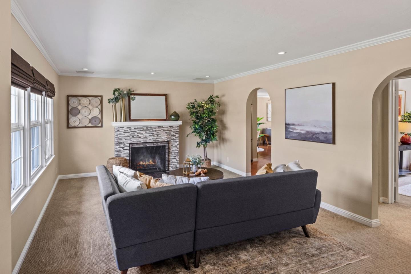 209 Orange Drive Salinas, CA 93901 - Photo 3 of 18 a living room with furniture and a fireplace