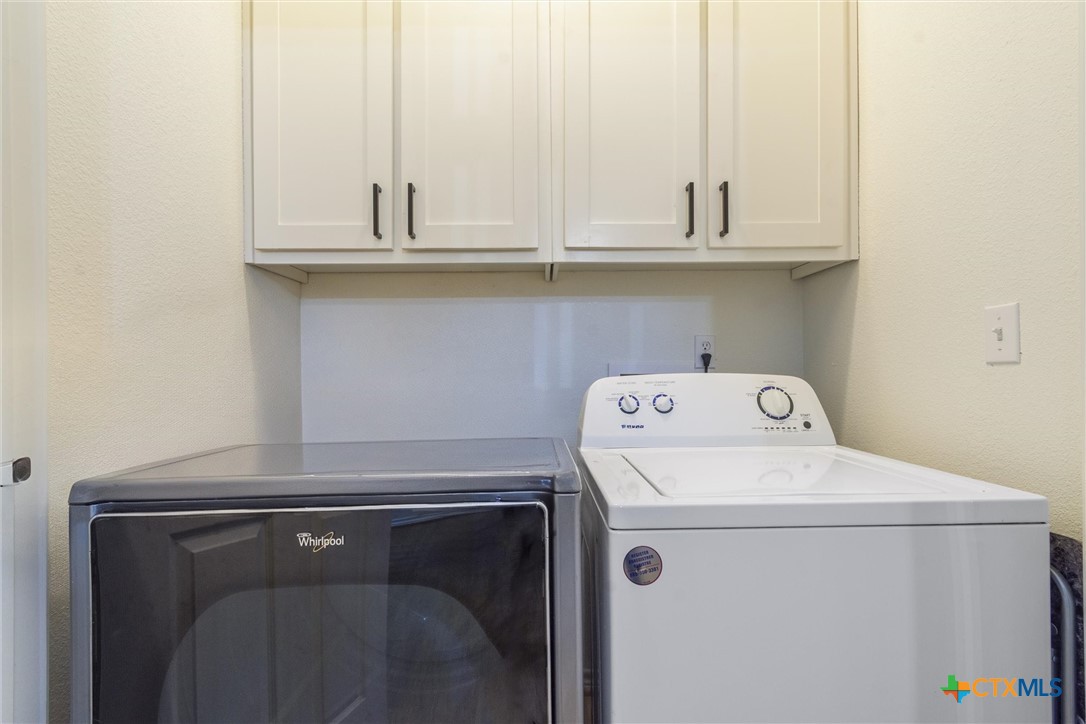 114 Deer Run Moody, TX 76557 - Photo 31 of 40 Laundry area, off of kitchen, featuring cabinet space