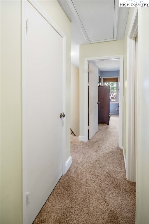 212 Carriage Lamp Court Boone, NC 28607 - Photo 21 of 29 a view of a hallway with wooden shelves