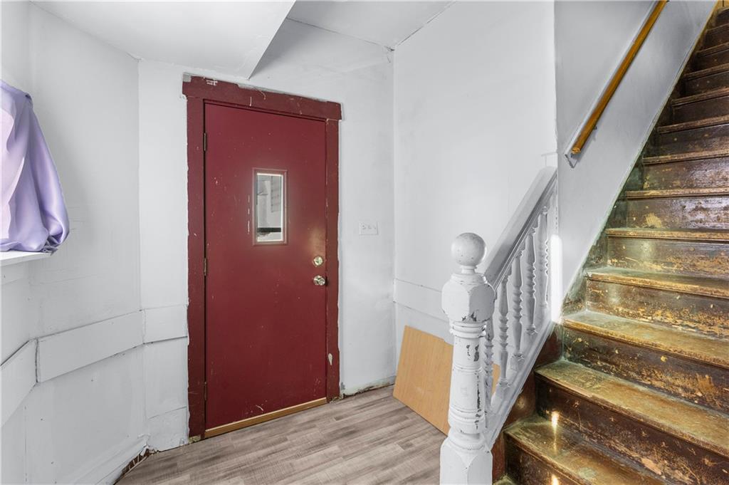 374 Harrison Street Sharon, PA 16146 - Photo 9 of 26 a view of an entryway with wooden floor